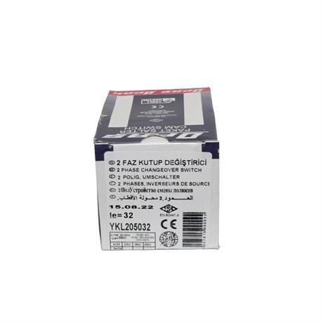 OPAŞ 2x32A 1-0-2 KİLİTLİ ŞALTER