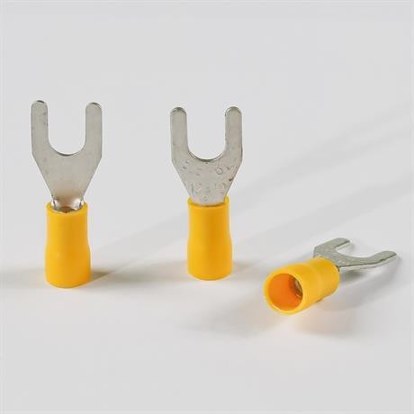 Eurowest 4,00-6,00mm M6 Çatal Tip İzoleli Kablo Ucu