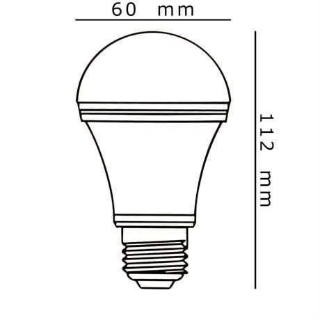 PELSAN TIO 8,5W E27 6500K LED AMPUL