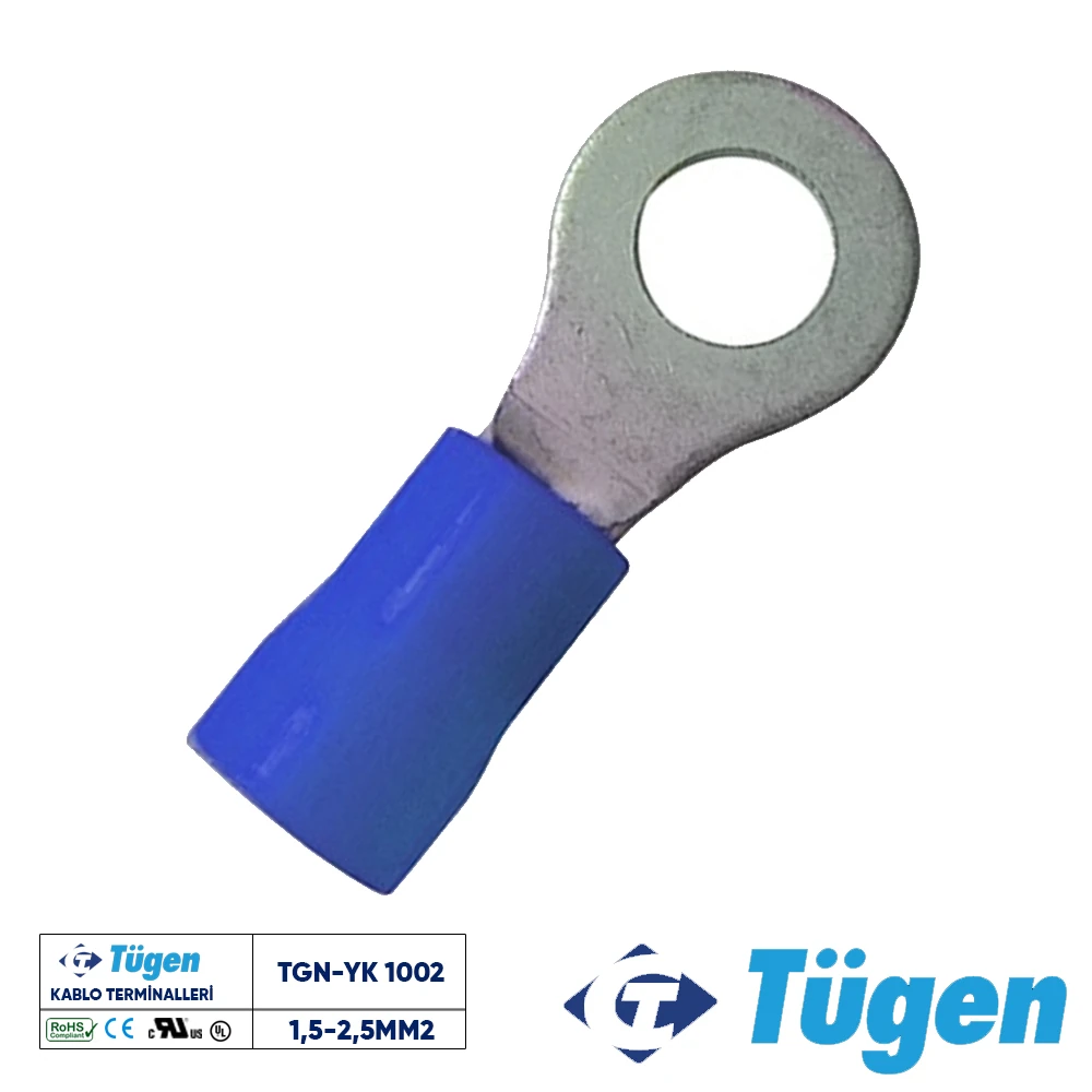 Tügen 1,5-2,5mm2 M10 Yuvarlak Kablo Ucu