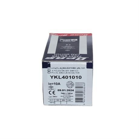 OPAŞ 4x10A 0-1 KİLİTLİ ŞALTER