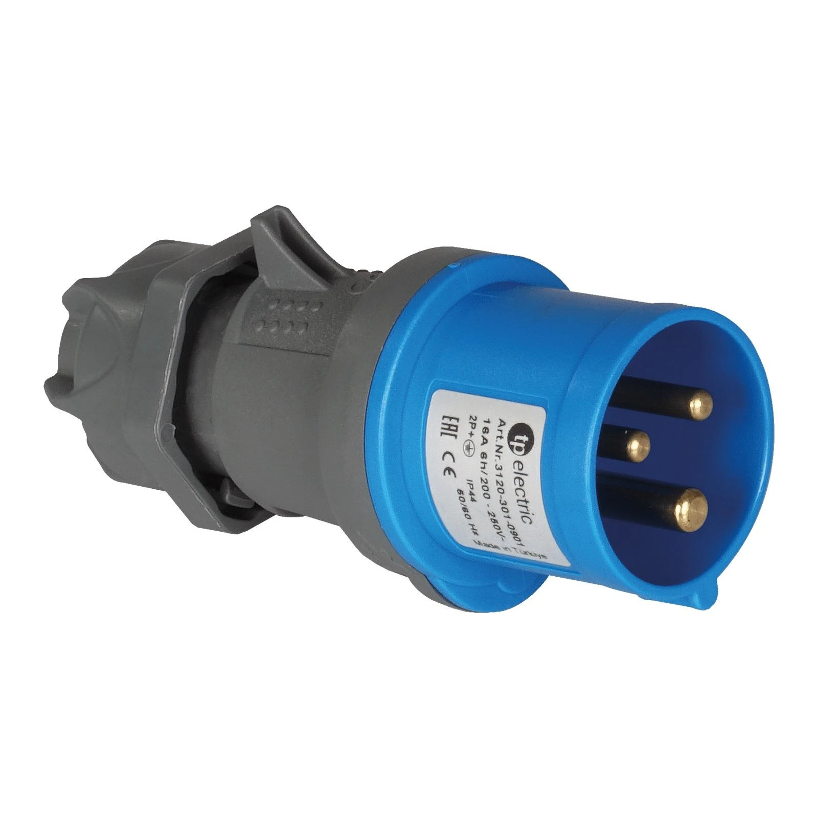 TP Electric 3124-301-0901 Vidalı Bağlantı IP44 3x32A CEE Norm Düz Fiş