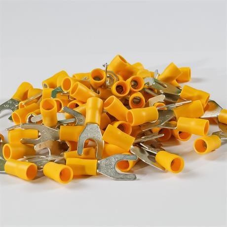 Eurowest 4,00-6,00mm M6 Çatal Tip İzoleli Kablo Ucu