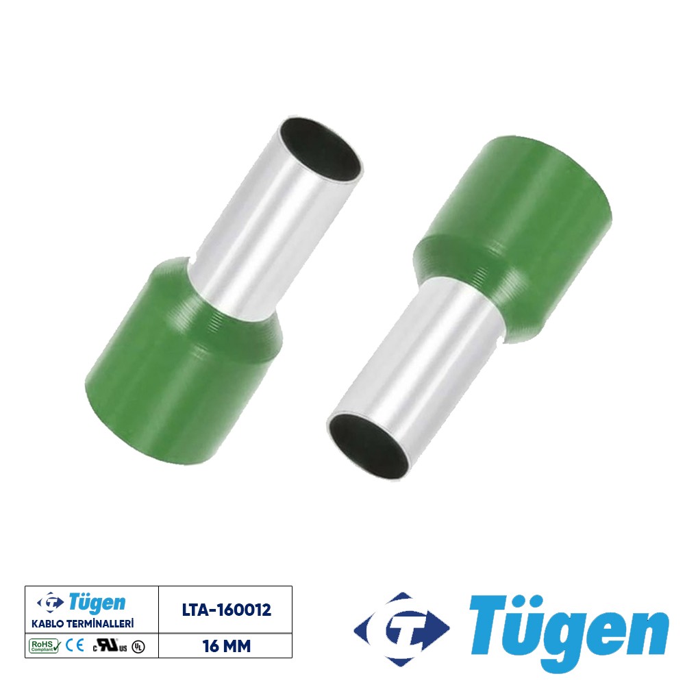 TÜGEN 16,00mm İZOLELİ YÜKSÜK YEŞİL