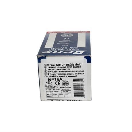 OPAŞ 2X16A 1-0-2 KİLİTLİ ŞALTER