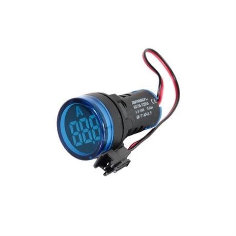 JAMESON 22MM 0-100A LEDLİ AKIM TRAFOLU AMPERMETRE MAVİ