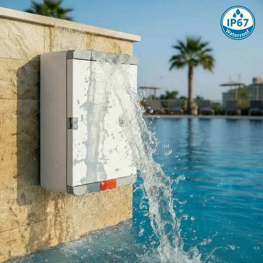 Plastim Pano 25x35x15cm Opak Kapaklı Dizayn Pro Seri Ip67