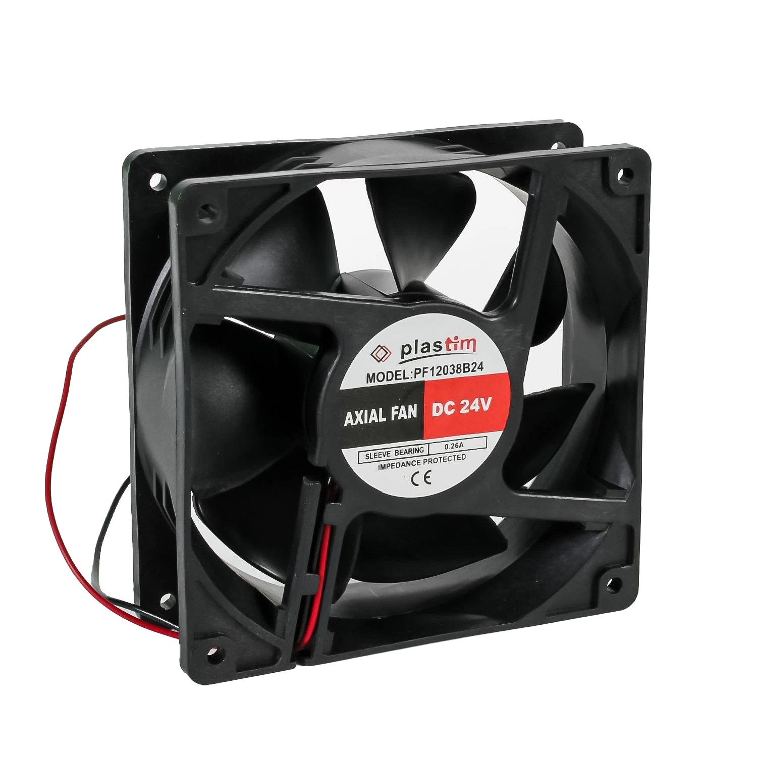 Plastim Bilezikli Aksiyel Fan 120x120x38mm 24VDC 