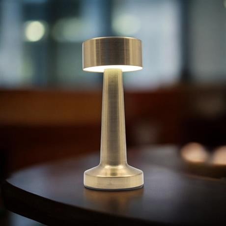 POWERDEX Ledli USB Şarjlı Dokunmatik Yuvarlak Masa Lambası PD-222