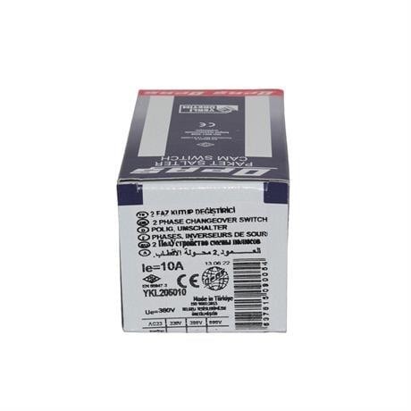 OPAŞ 2X10A 1-0-2 KİLİTLİ ŞALTER