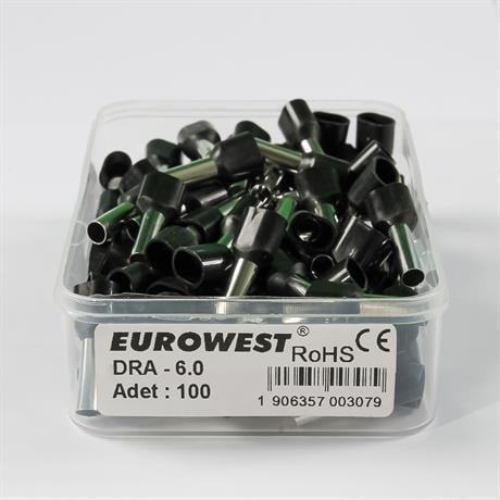 EUROWEST 2X0,50MM BEYAZ ÇİFT GİRİŞLİ İZOLELİ YÜKSÜK