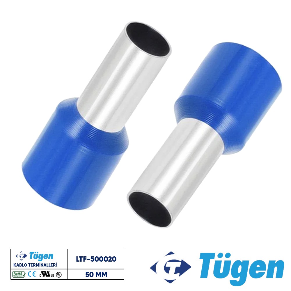 TÜGEN 50,00mm iZOLELİ YÜKSÜK MAVİ