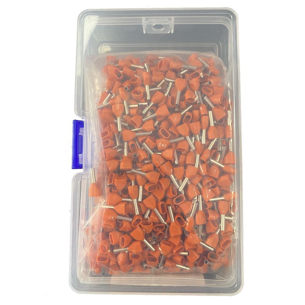 TÜGEN 2X0,50mm2 ÇİFT GİRİŞLİ İZOLELİ YÜKSÜK TURUNCU