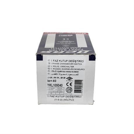 OPAŞ 1x40A 1-0-2 KİLİTLİ ŞALTER