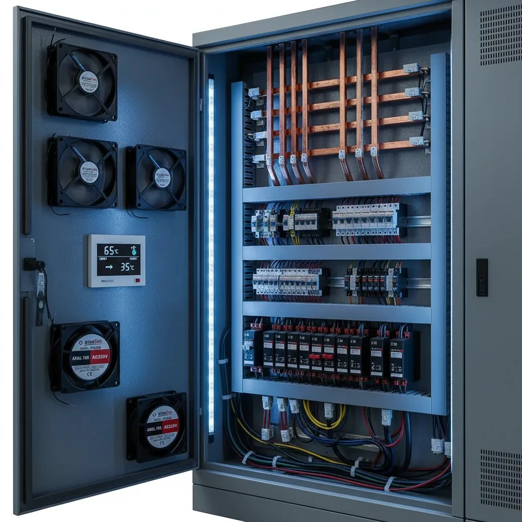 Plastim 80x80x25mm 220V AC Bilezikli Aksiyel Fan