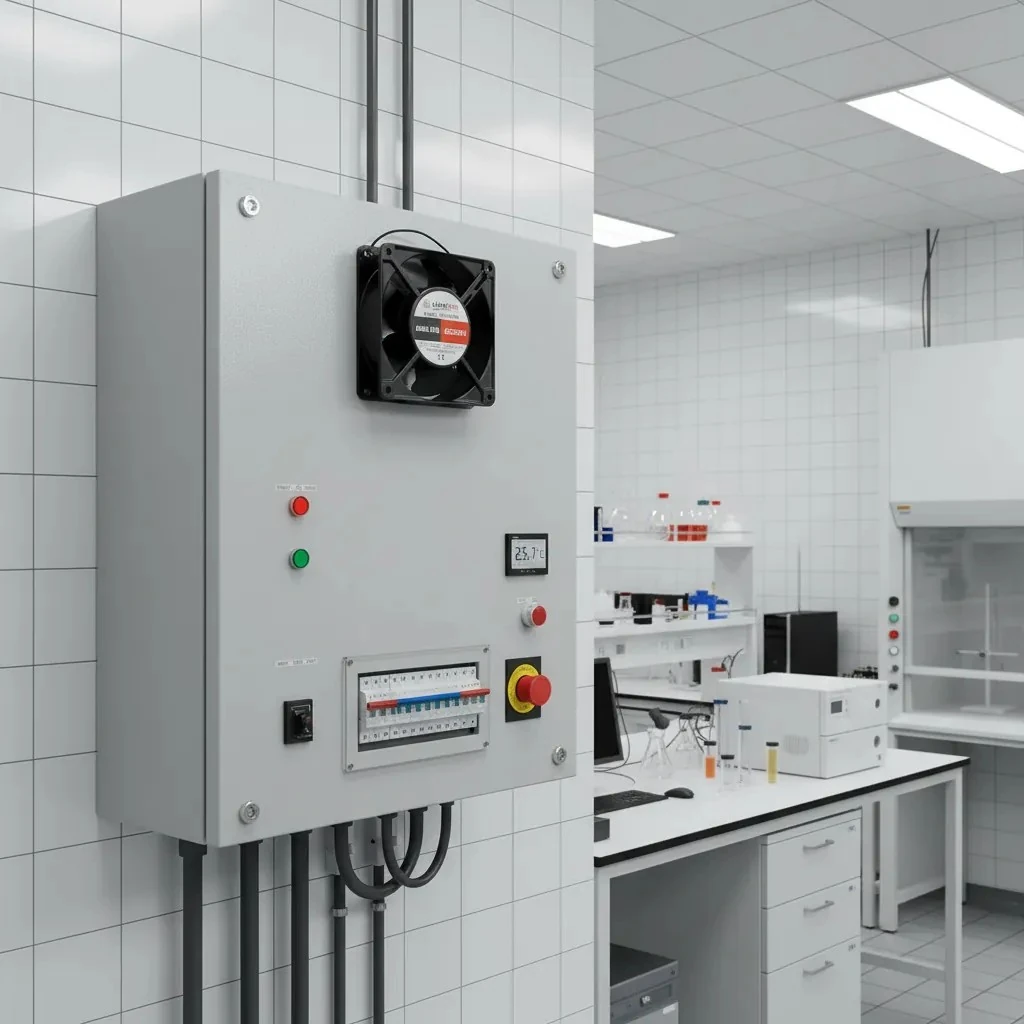 Plastim 120x120x38mm 220V AC Bilezikli Aksiyel Fan