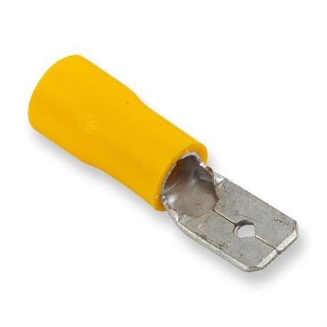 Eurowest 4,00-6,00mm Erkek Faston Tip İzoleli Kablo Ucu