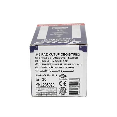 OPAŞ 2X20A 1-0-2 KİLİTLİ ŞALTER
