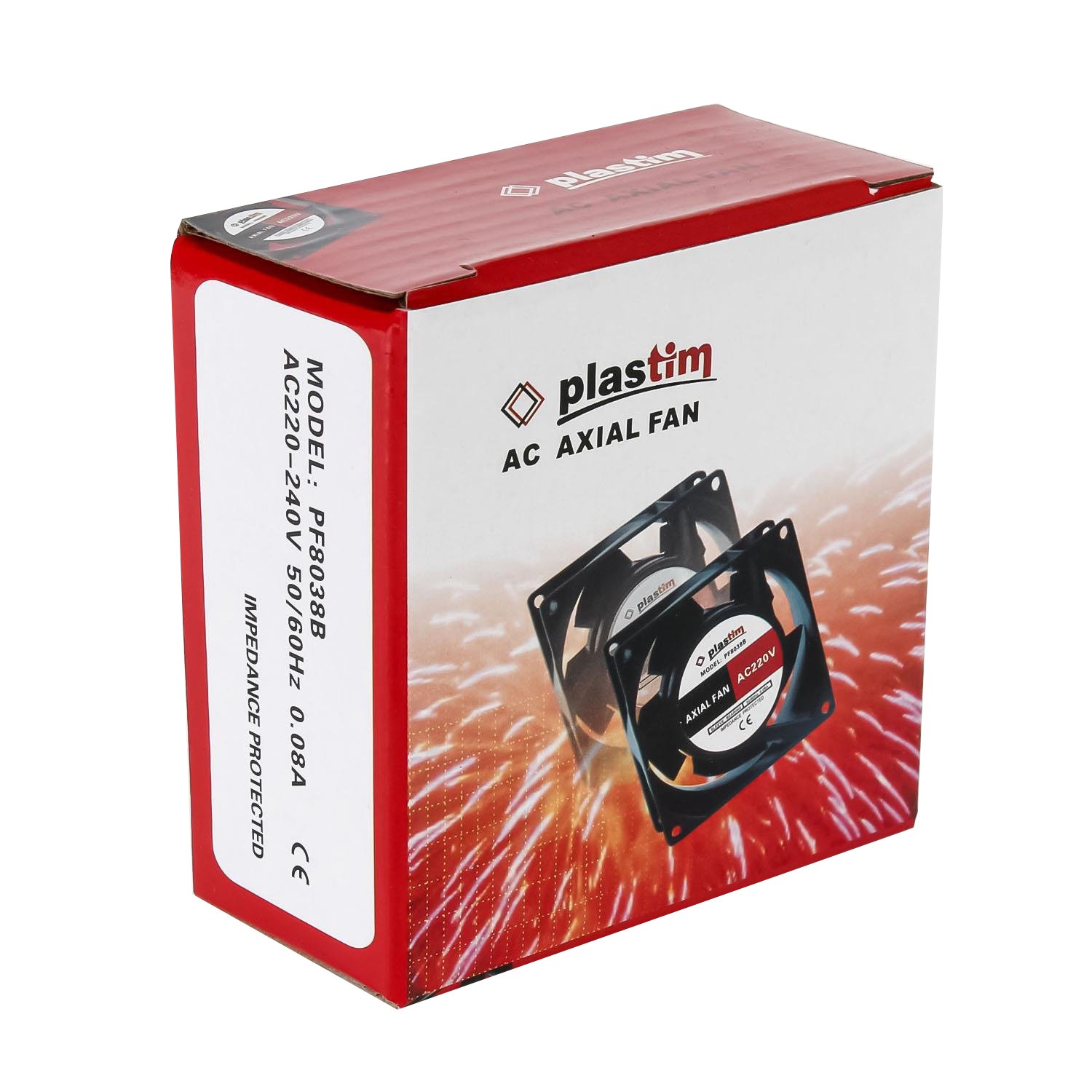Plastim 80x80x38mm 220v Ac Bilezikli Aksiyel Fan