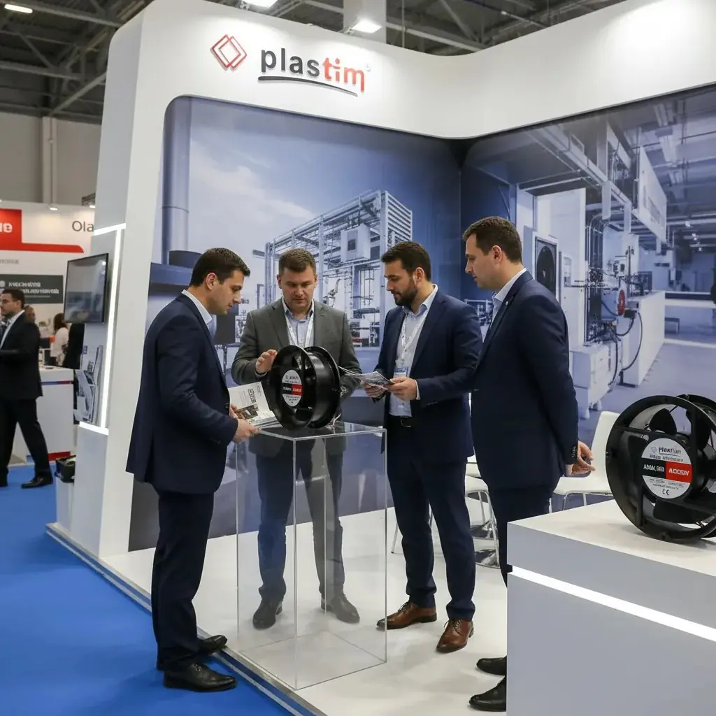 PLASTİM 172x163x51mm 220V AC Rulmanlı Aksiyel Fan - 289 m³/h 2025