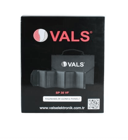 VALS 30 W KATLANABİLİR SOLAR GÜNEŞ PANELİ