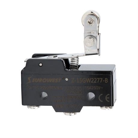 EUROWEST MİKRO SWİTCH TAHRİK METAL MAKARALI 1NO+1NC 15A