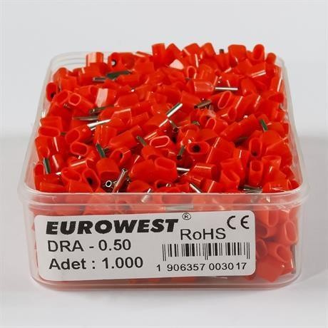 EUROWEST 2X0,50MM TURUNCU ÇİFT GİRİŞLİ İZOLELİ YÜKSÜK