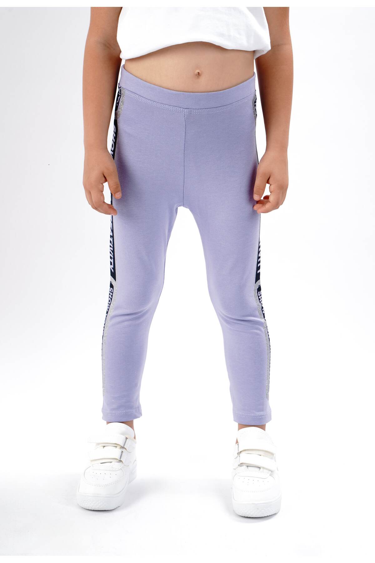 kız çocuk tayt pamuklu likralı uzun tayt