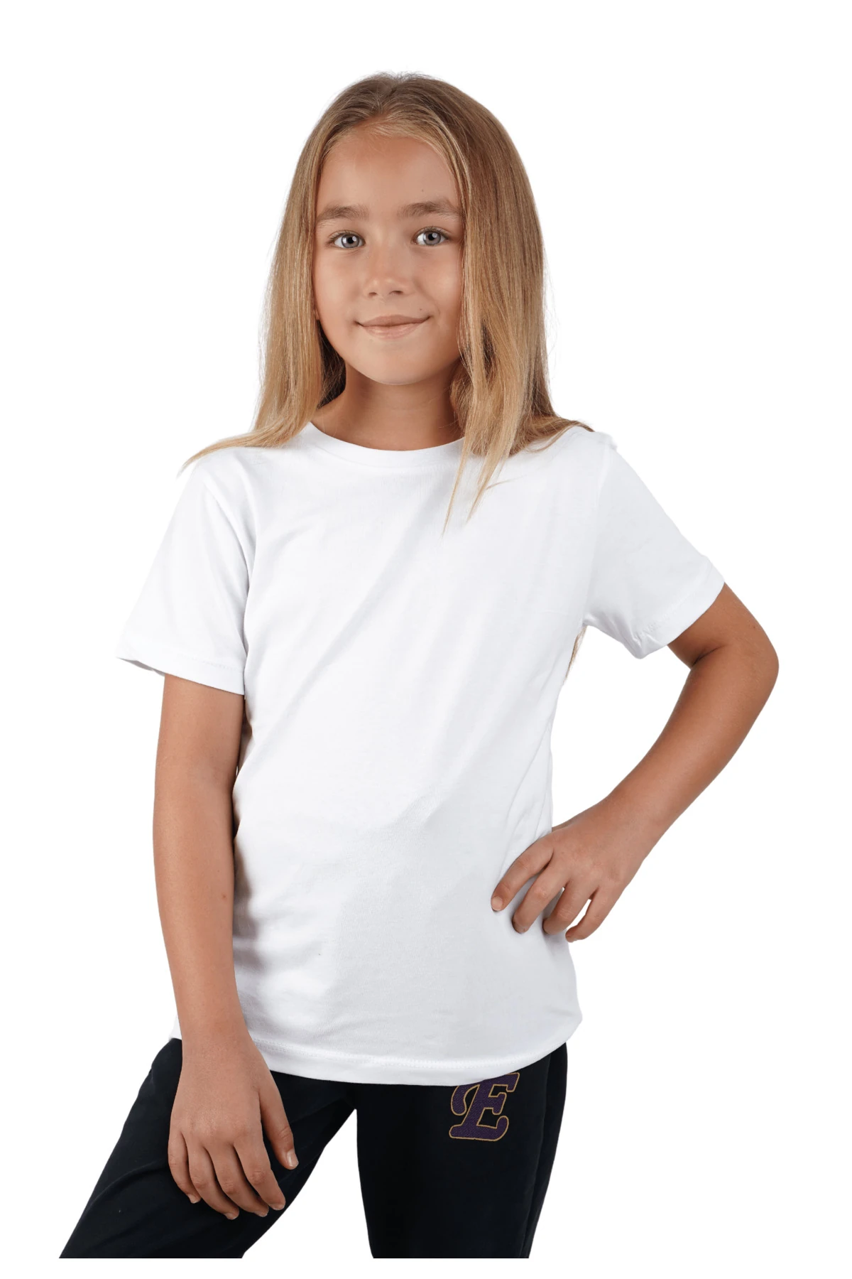 Siyah Beyaz Bej ve Çağla Yeşili Basic Kısa Kol Yazlık 4 lü Badi Tişört Unisex (Kız ve Erkek)