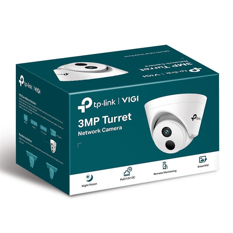 TP-LINK VIGI C400HP-2.8 3MP 2.8MM LENS 30 METRE IR LED IP DOME KAMERA
