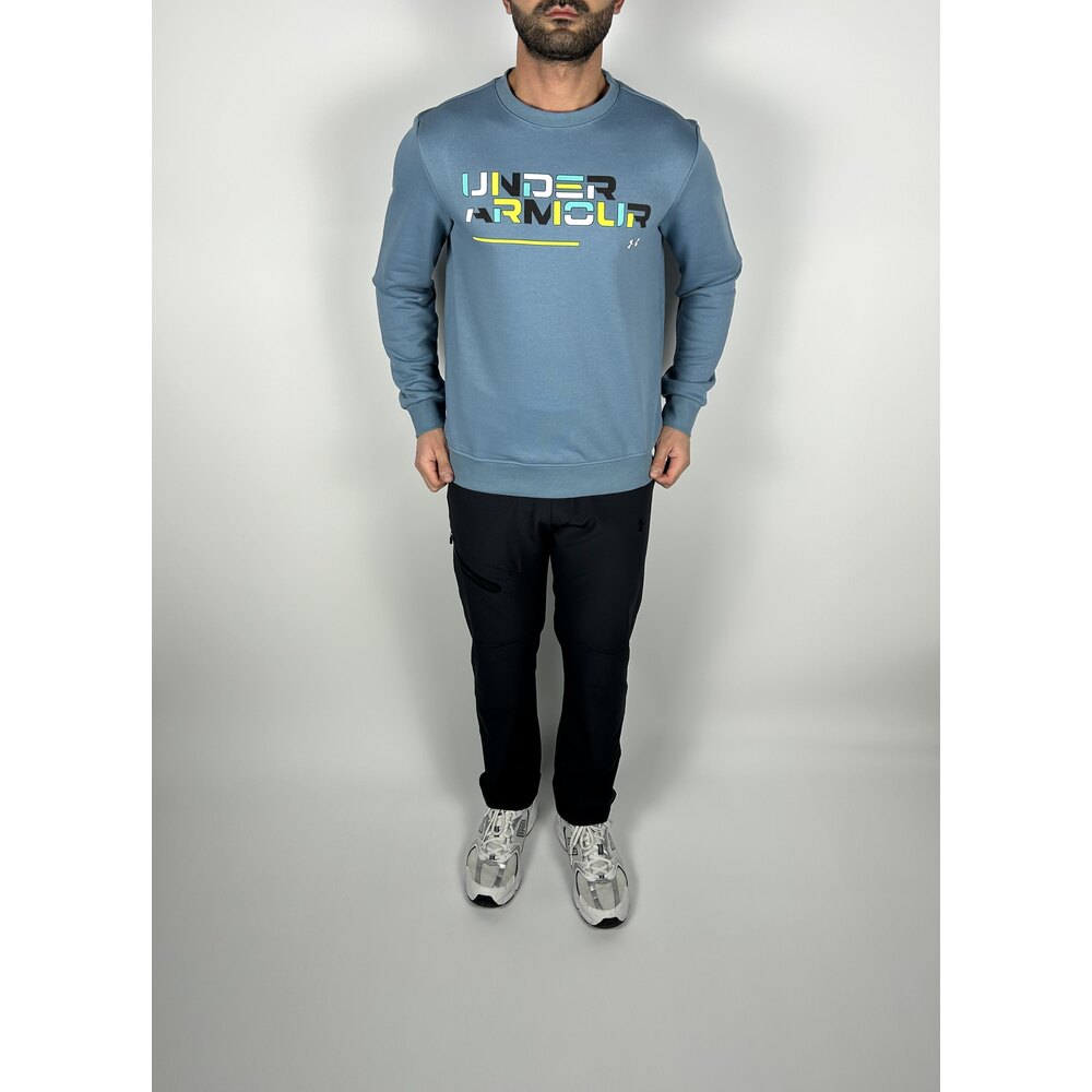 Attention Blue Cotton Sweatshirt  |  3313