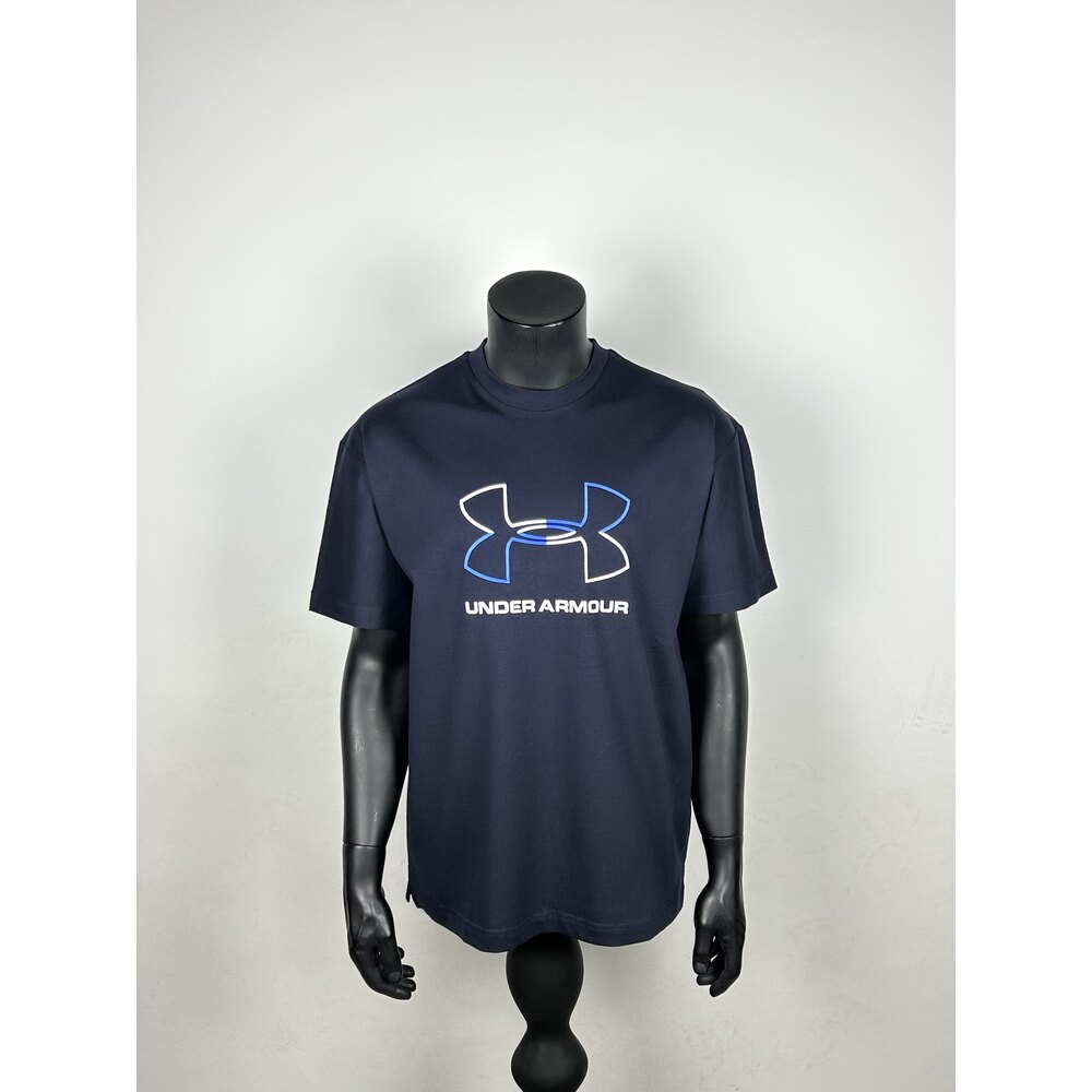 Lund Navy Blue Oversize Cotton T-shirt   |  1099