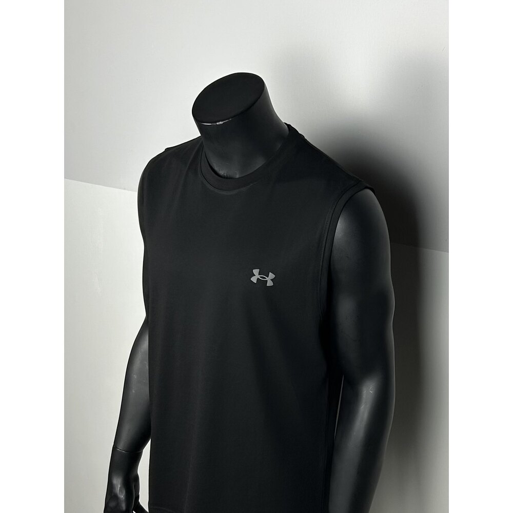 Shamballa Black Regular Cotton Sleeveless T-shirt  |  1099