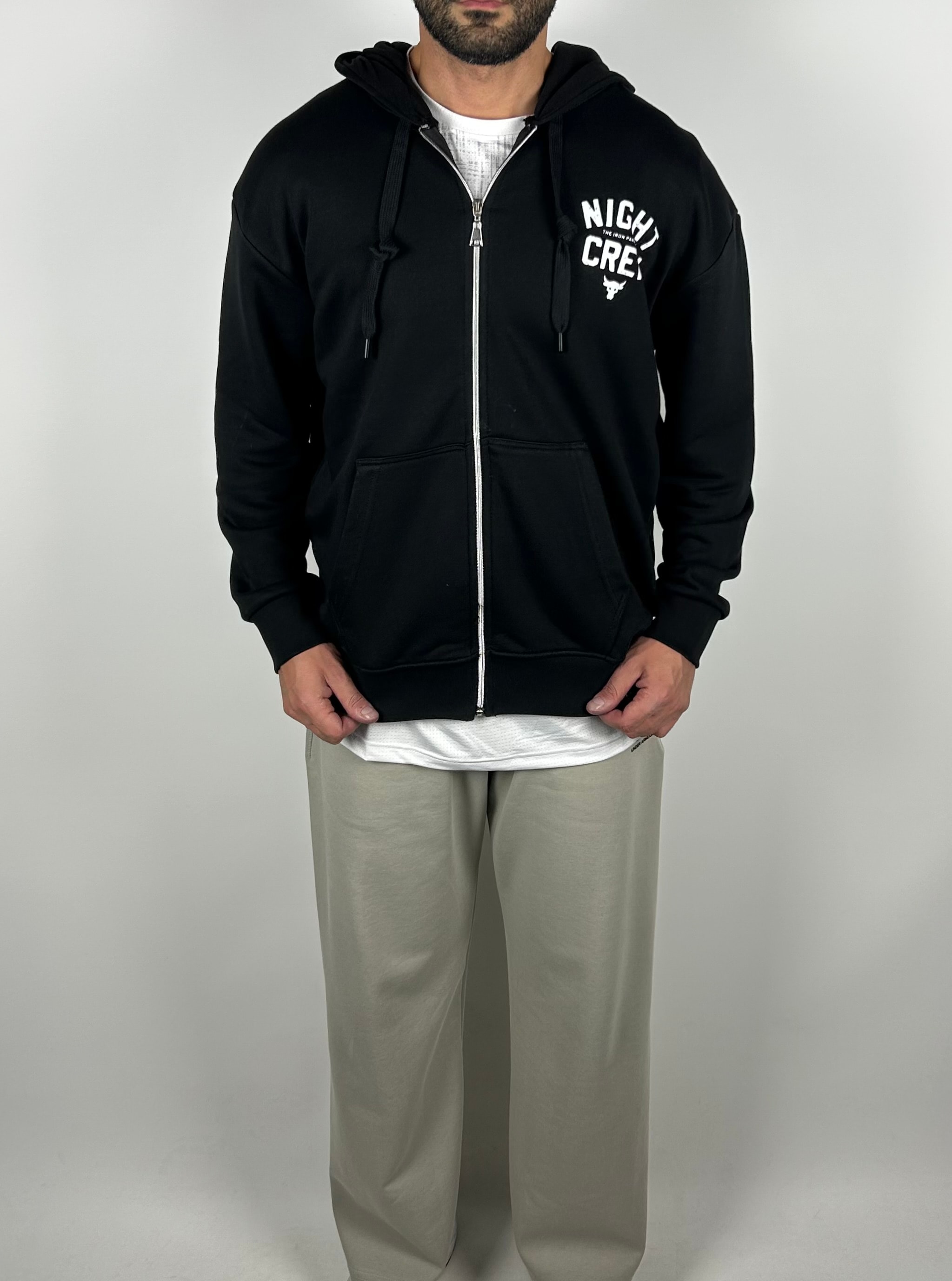 Full Zip Randers Oversize Hoodie Cotton Sweatshirt  |  3313