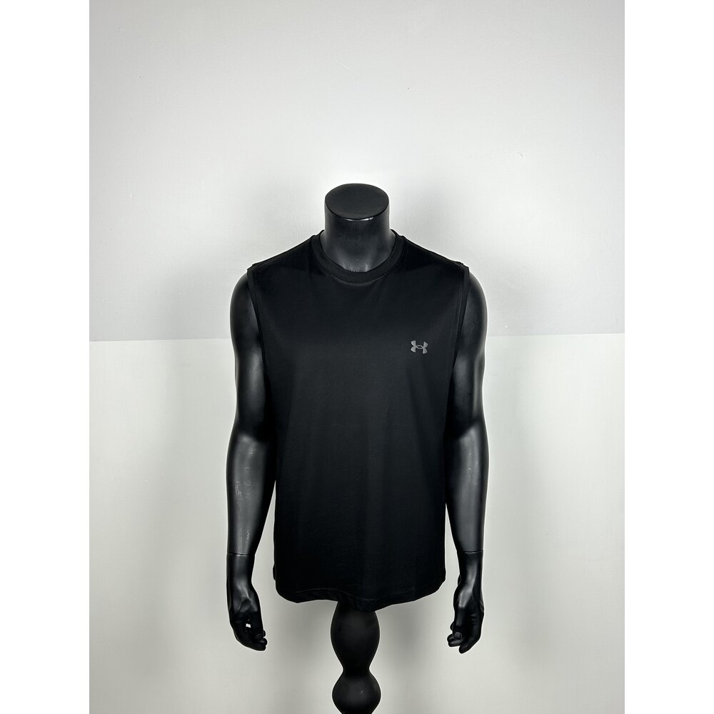 Shamballa Black Regular Cotton Sleeveless T-shirt  |  1099