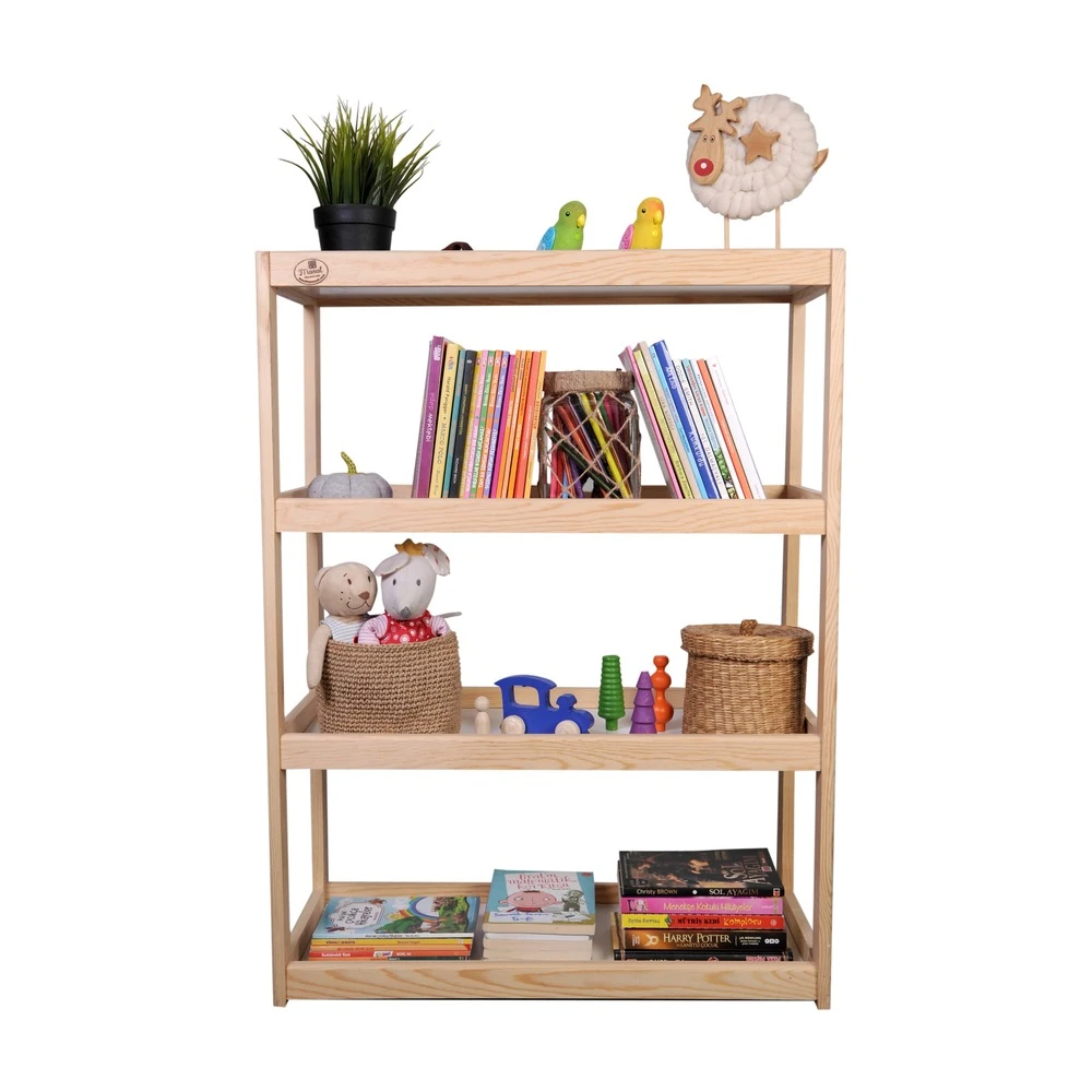 Ahşap Montessori Çok Amaçlı Dolap