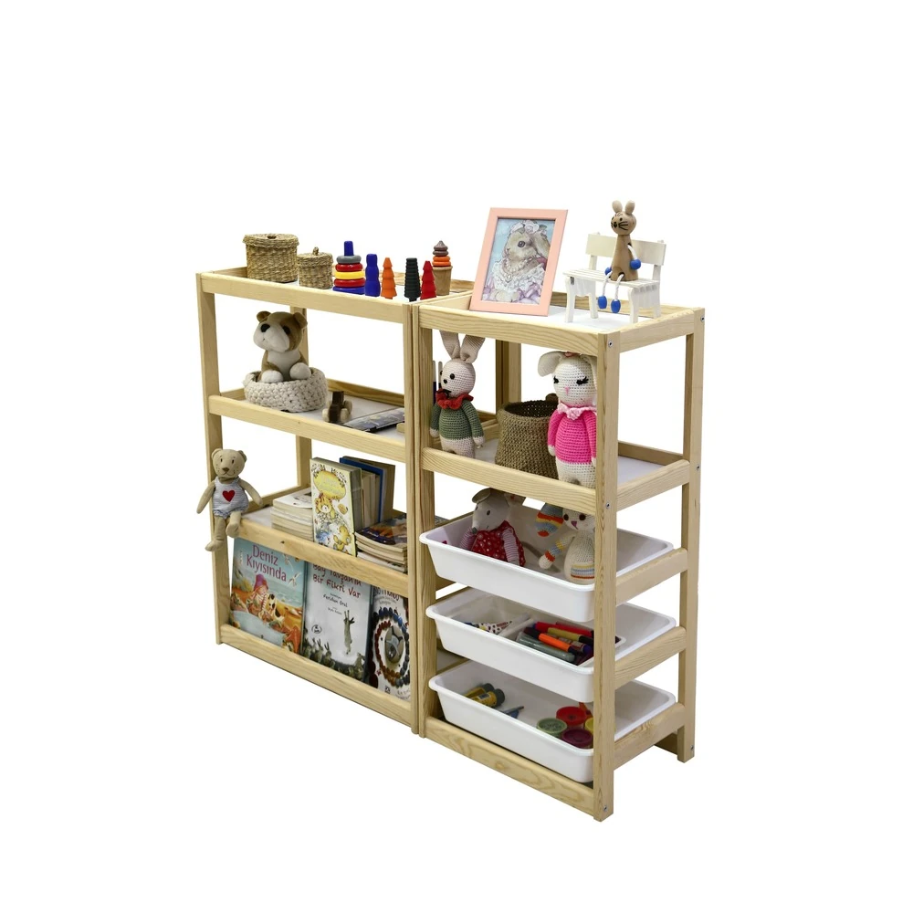 Çok Amaçlı Oyuncak Dolap Seti