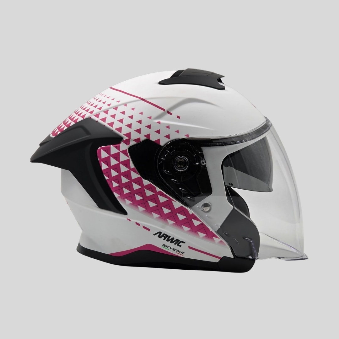 Arwic Skystar Yarım Kask Motosiklet Kaskı - AR836 - ECE-R 22.06