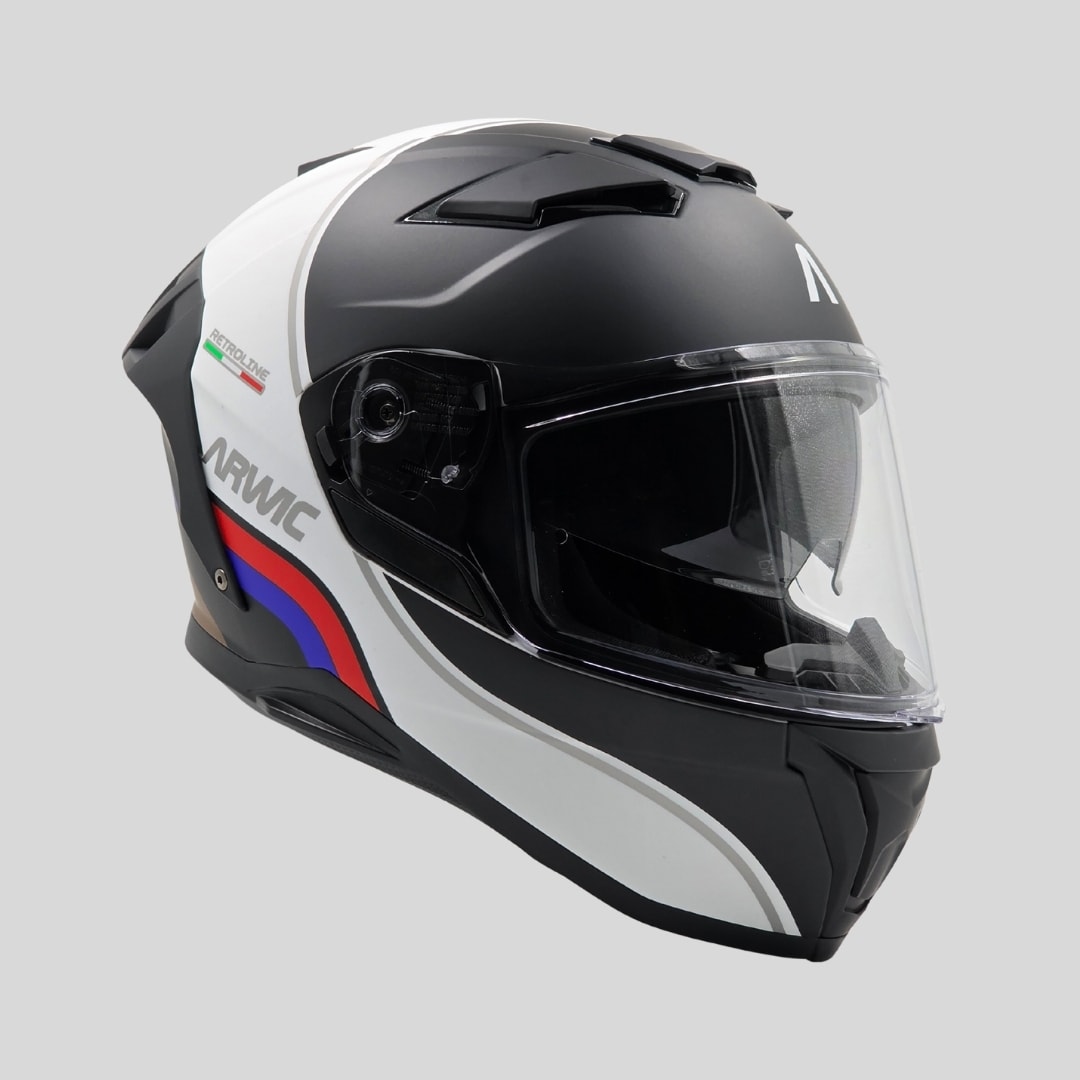 Arwic Retroline Full Face Motosiklet Kaskı - AR939 - ECE-R 22.06 image