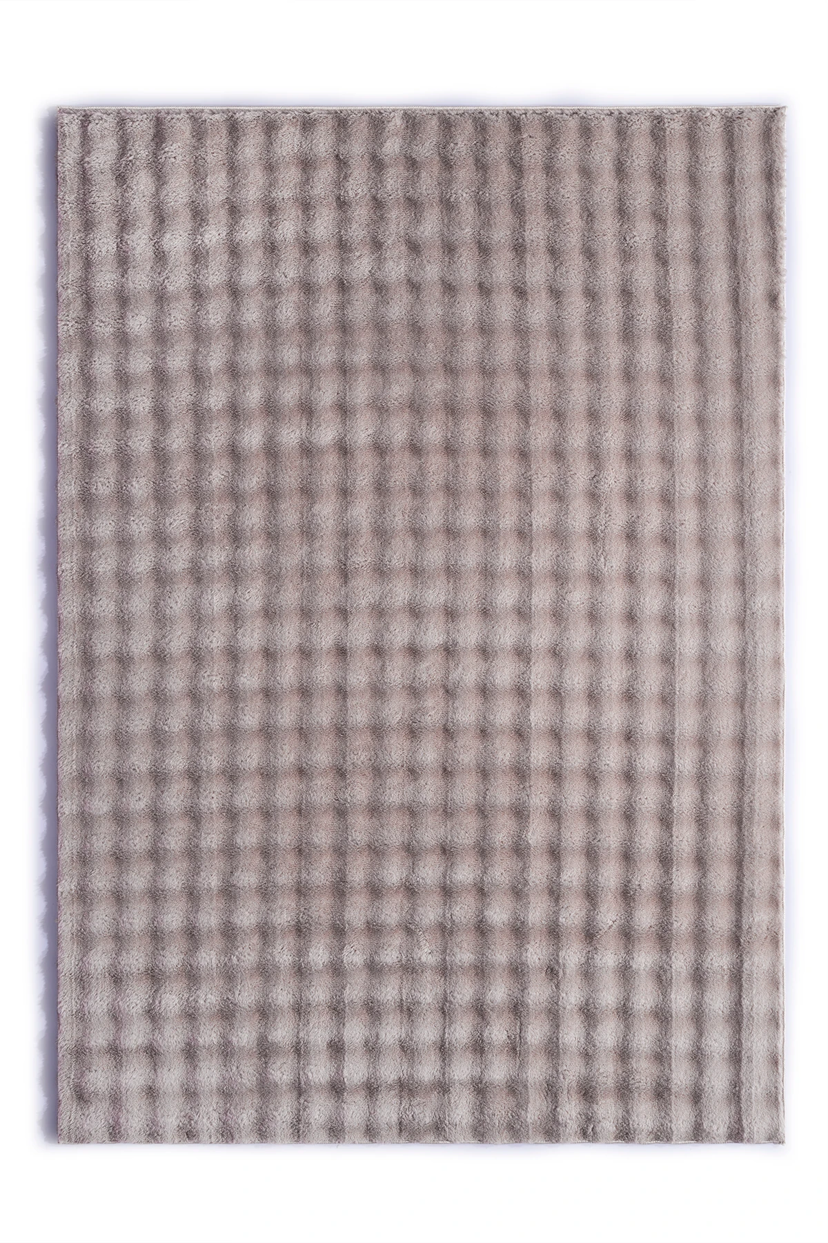 Kahverengi Bubble Yumuşak Kaymaz Özel Taban Peluş Halı Yolluk