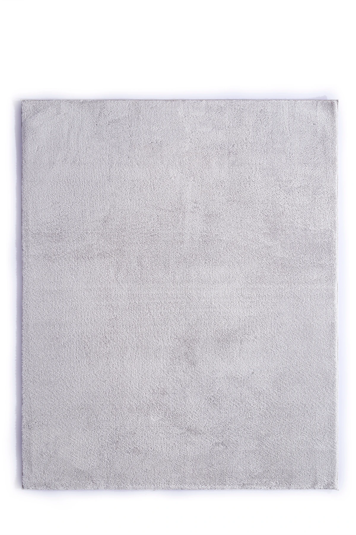 Gümüş Yumuşak Bubble Kaymaz Özel Taban Peluş Halı Yolluk