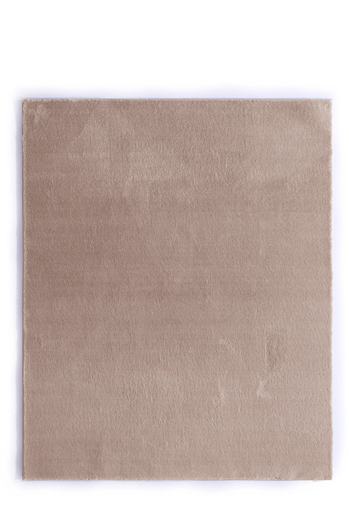 Kahverengi Yumuşak Bubble Kaymaz Özel Taban Peluş Halı Yolluk