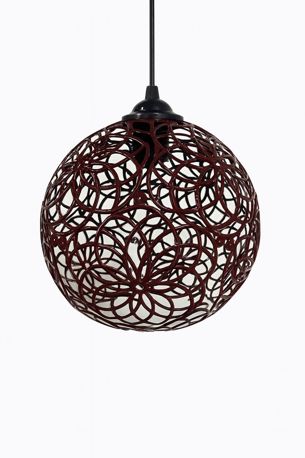 Geometri Desenli Bordo Avize