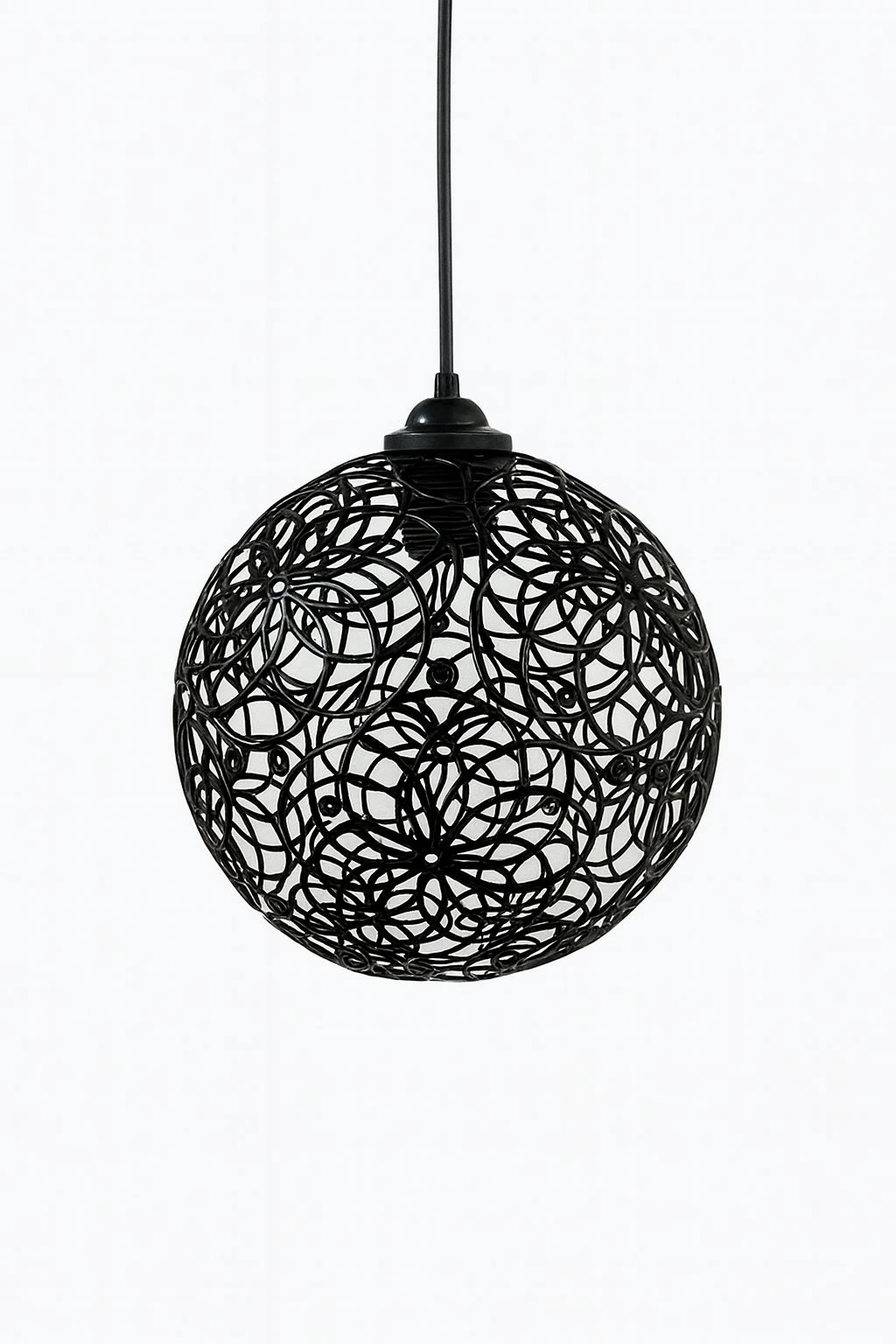 Geometrik Avize Siyah