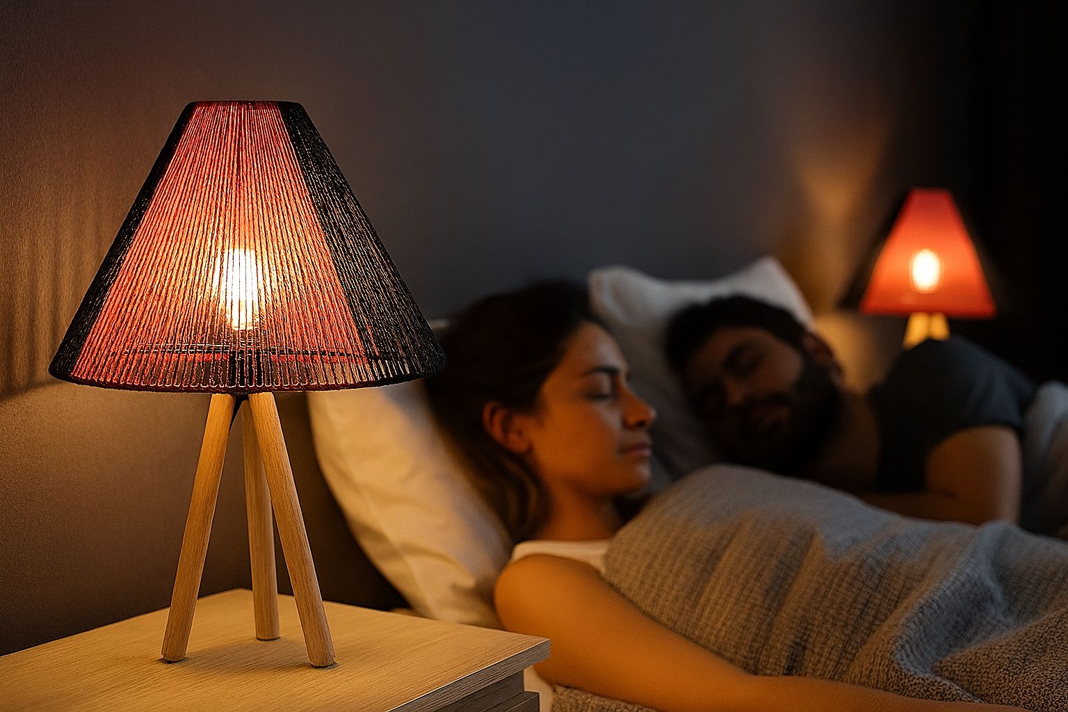  Trio Ahşap Ayaklı Masa Lambası