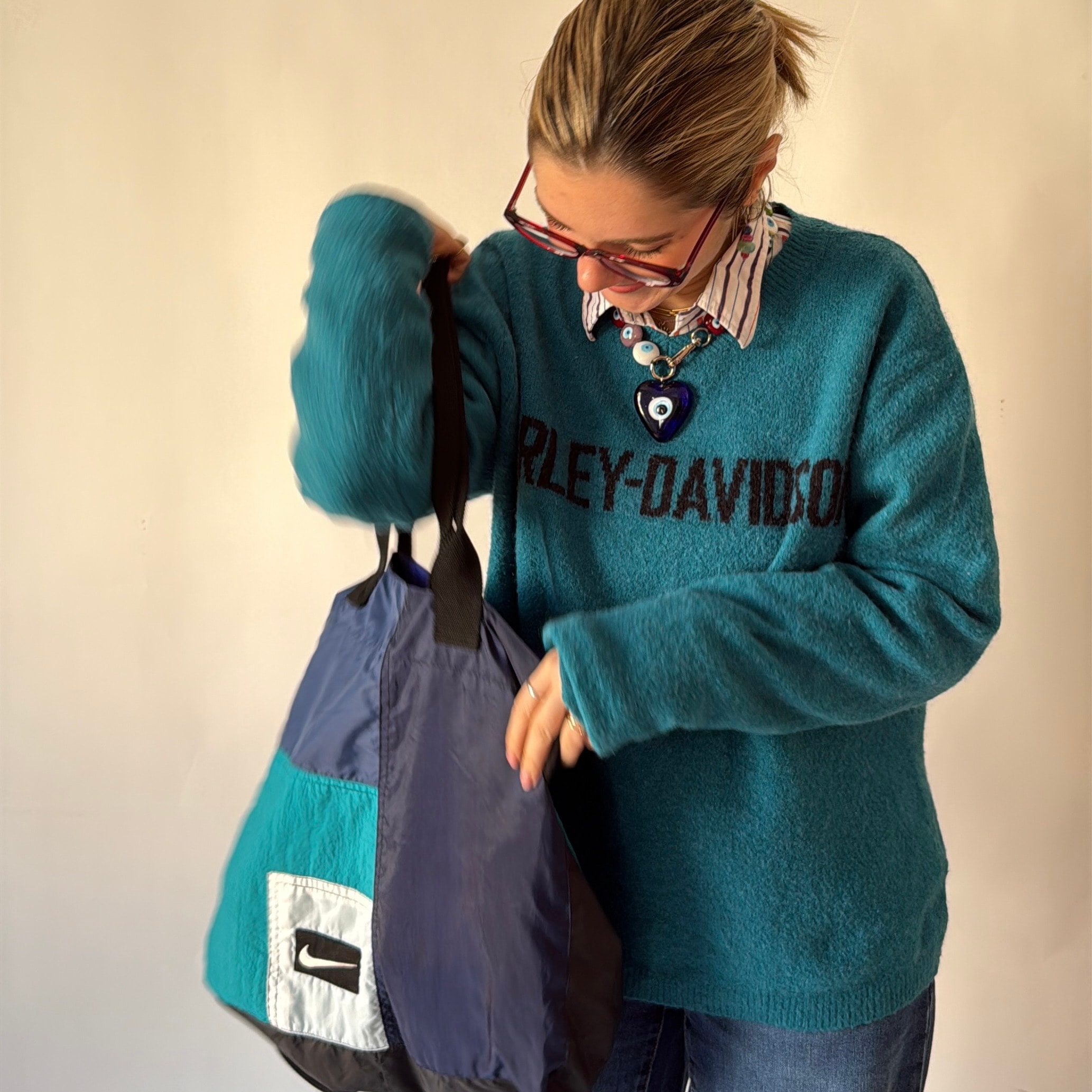 Vintage Harley Davidson Knit