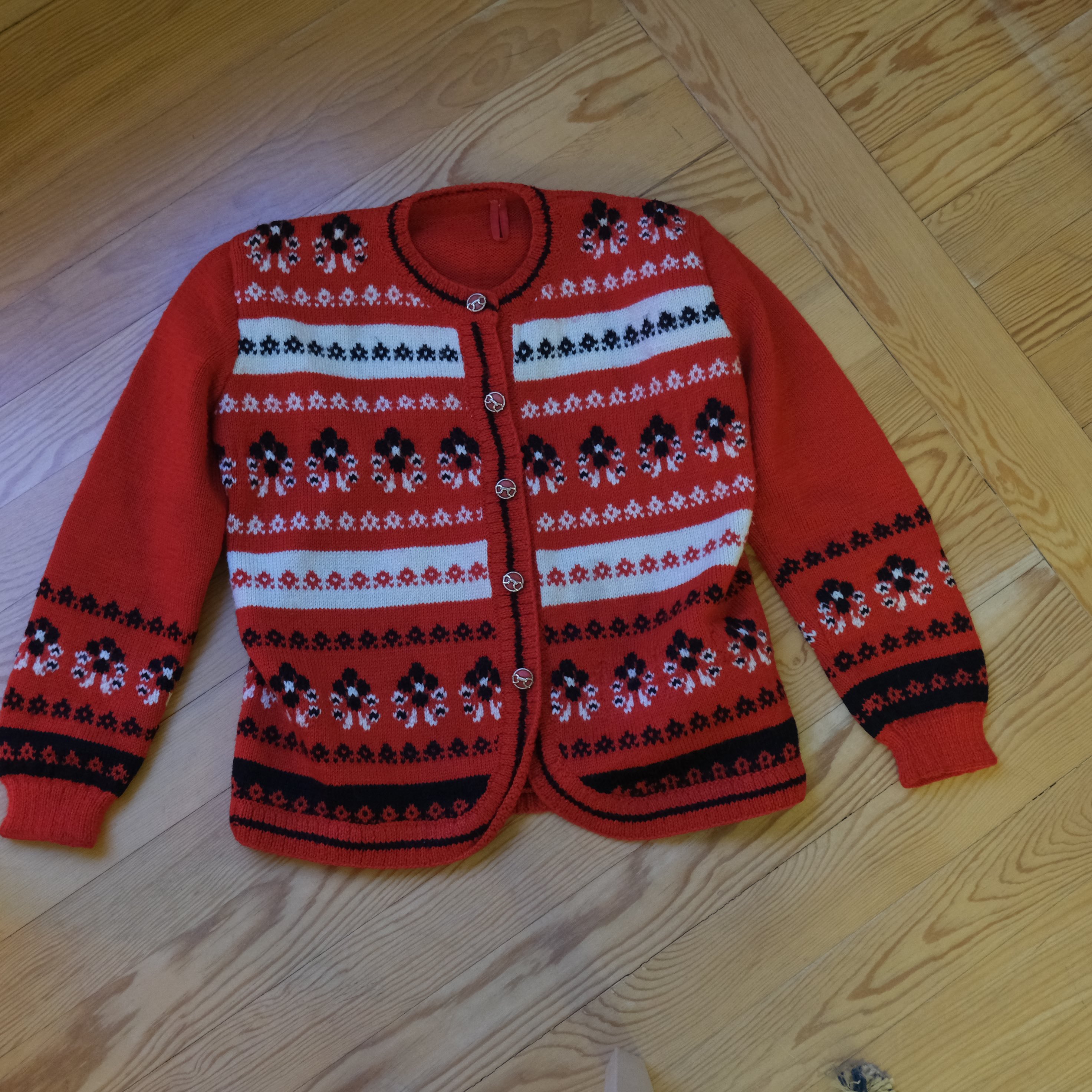 90’s Winter Pattern Wool Pullover (extremely cozy)