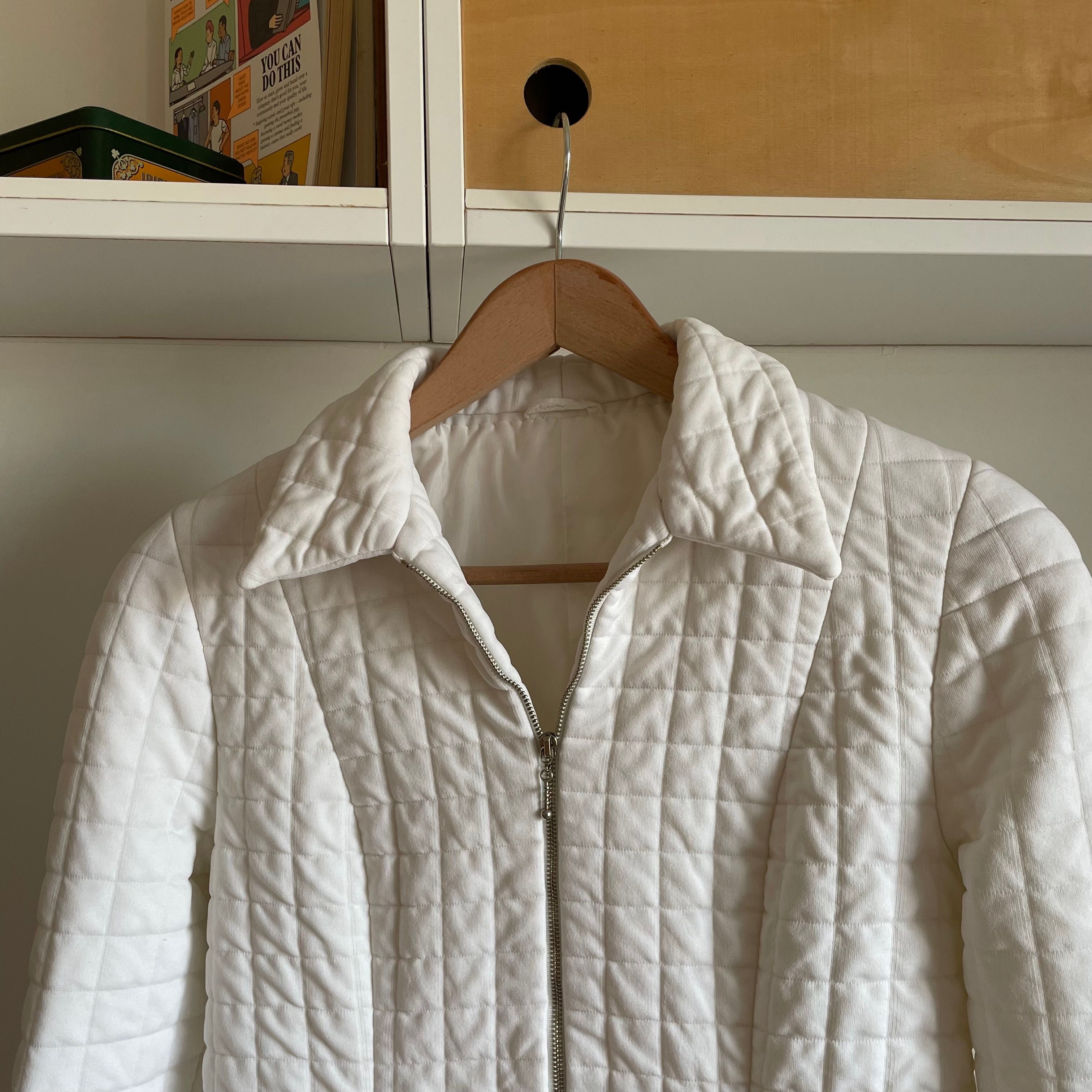 90's White Puffer Jacket