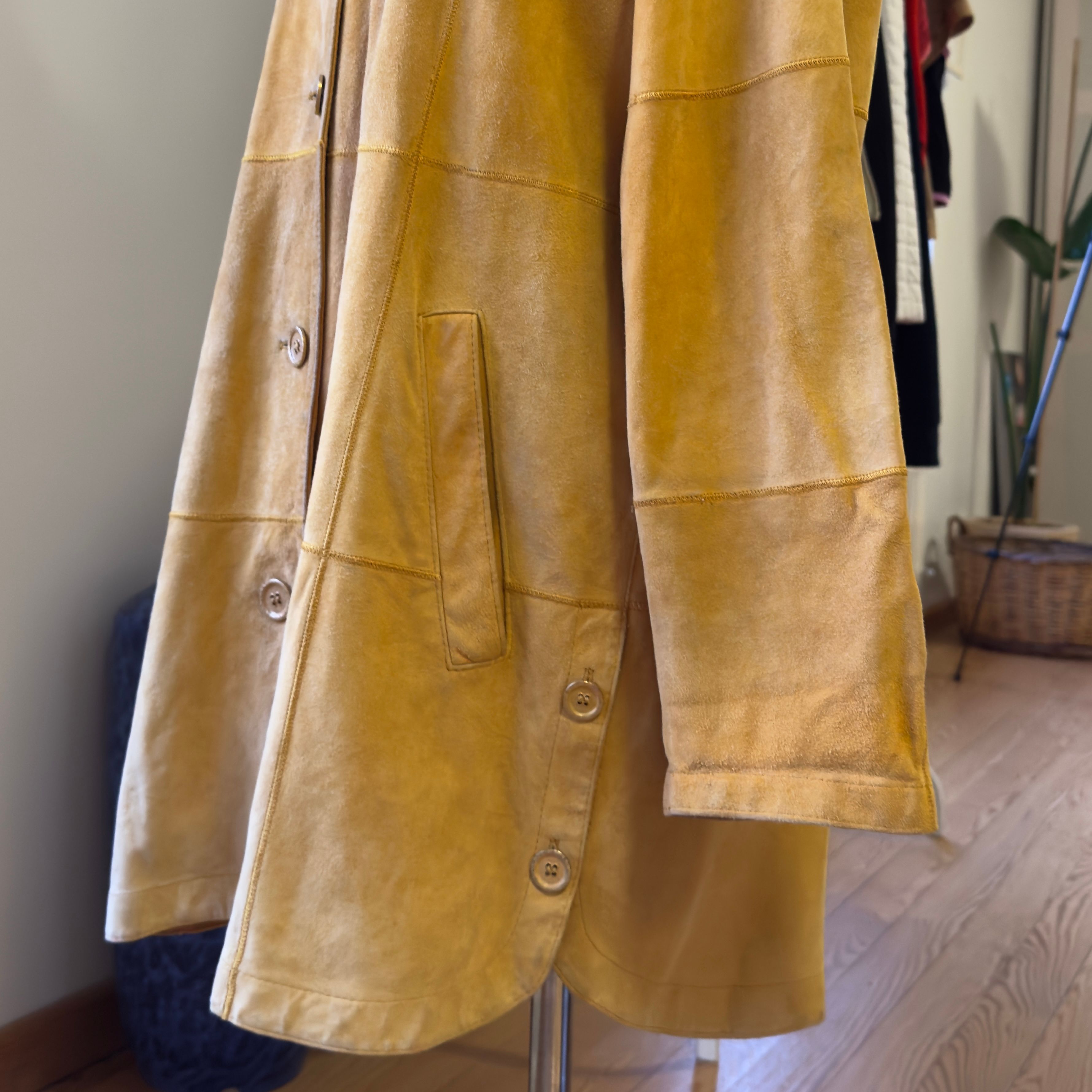 Golden Mustard Leather Jacket