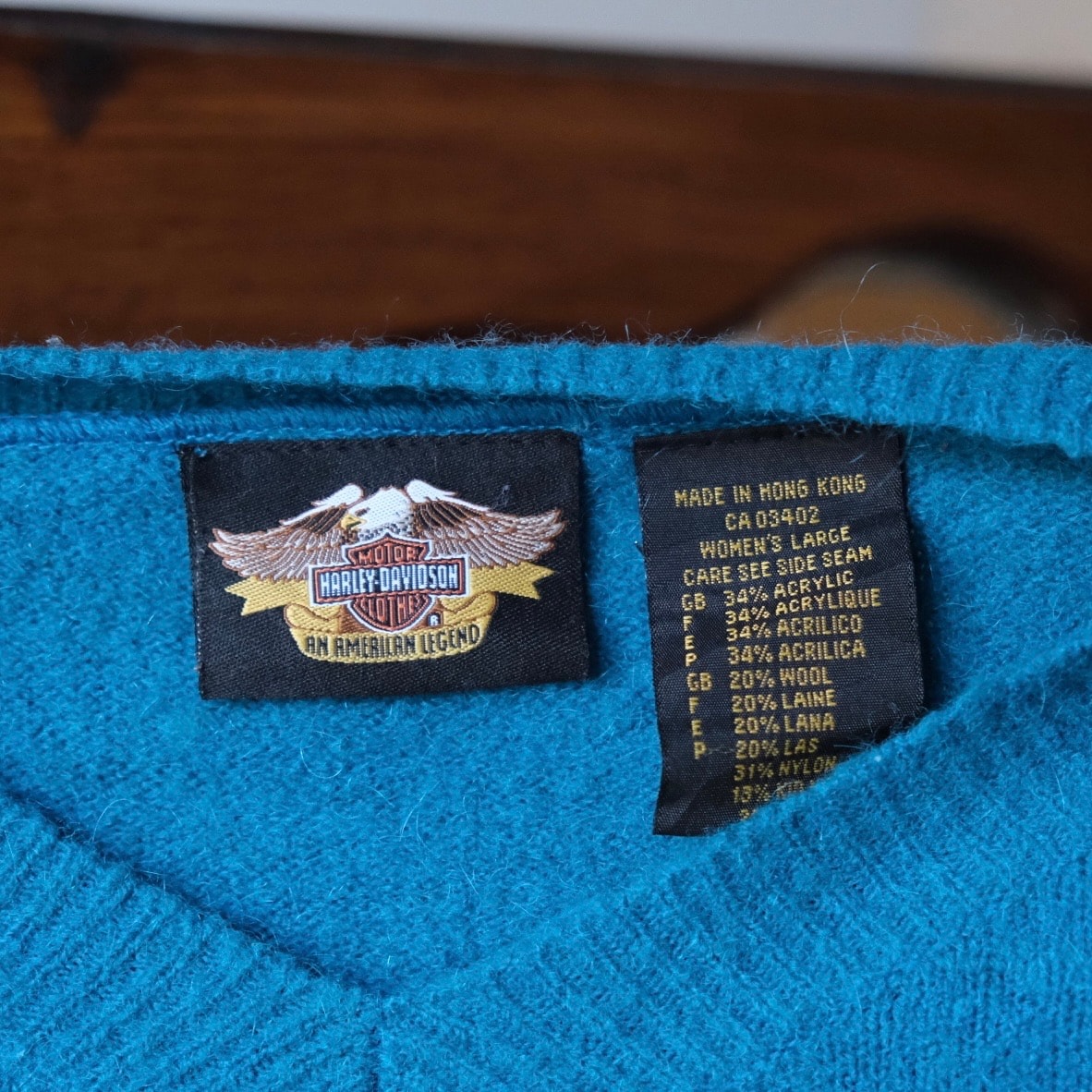 Vintage Harley Davidson Knit